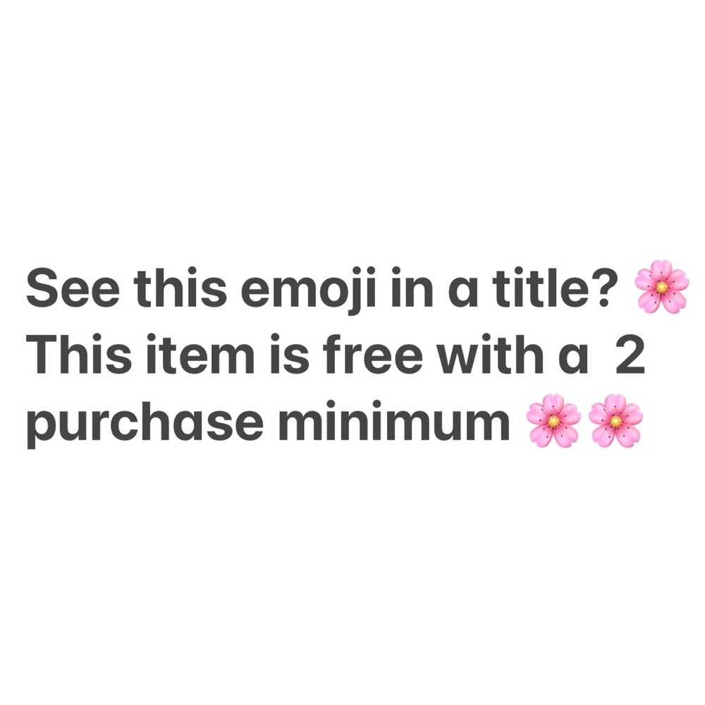Free with purchase